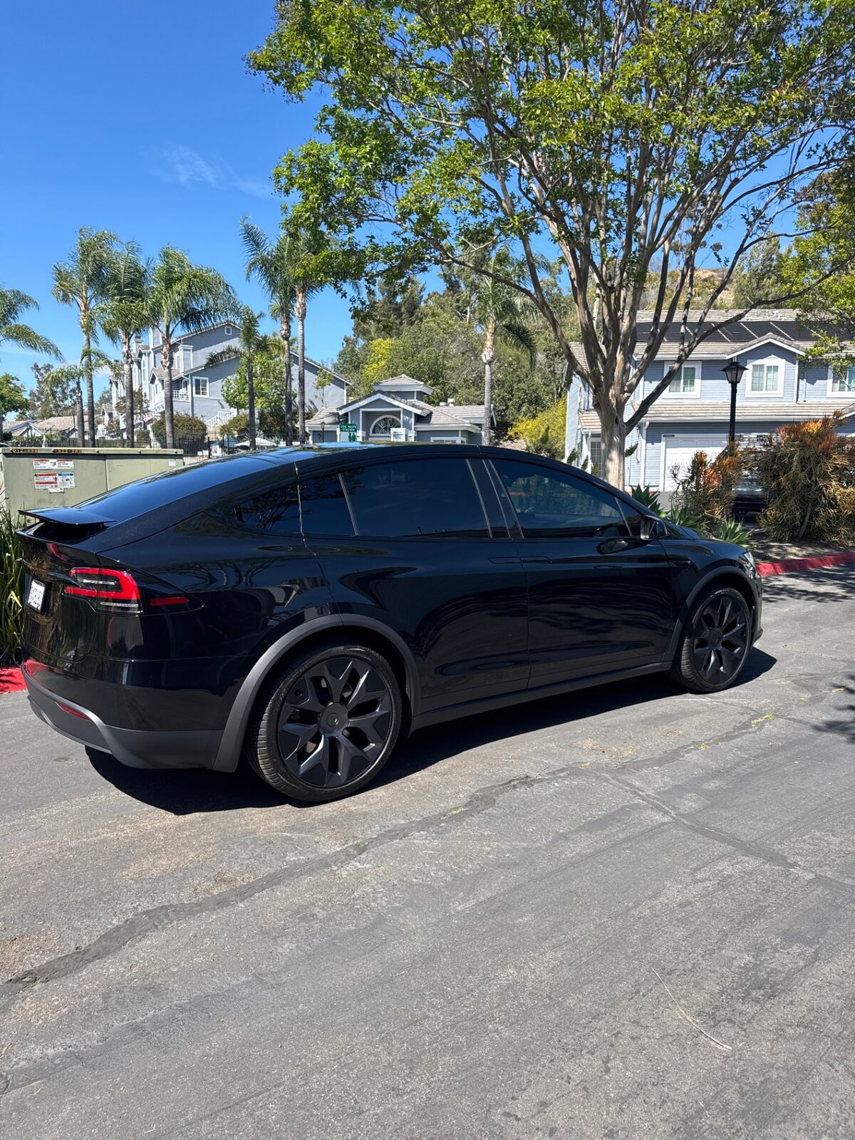 Tesla Model X ceramic blackout tint